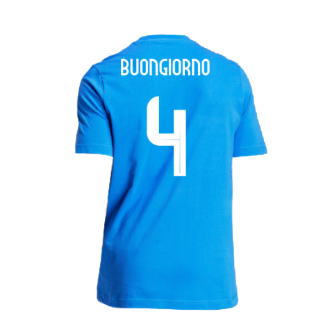 2024-2025 Italy DNA Graphic Tee (Blue) (BUONGIORNO 4)