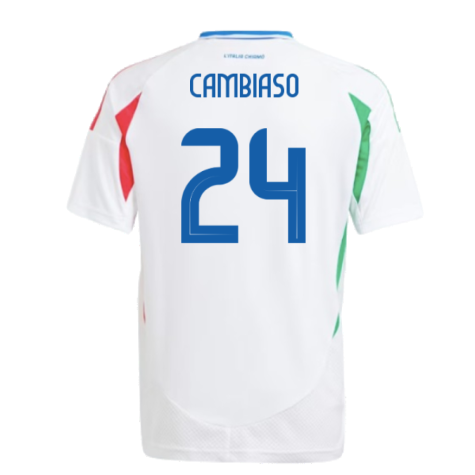 2024-2025 Italy Away Shirt (Kids) (CAMBIASO 24)