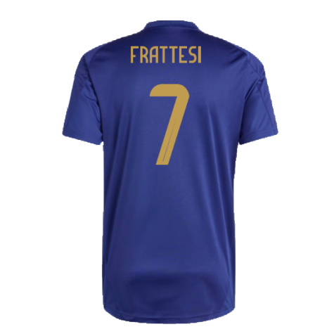 2024-2025 Italy Training Jersey (Navy) (FRATTESI 7)