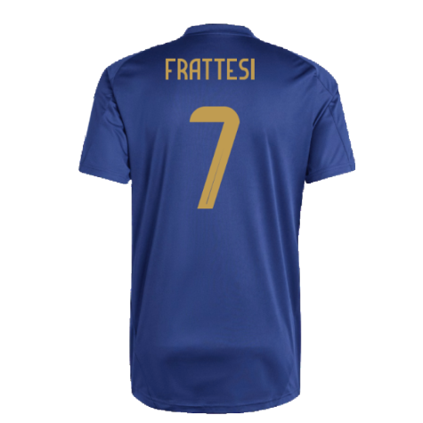 2024-2025 Italy Training Tee (Navy) (FRATTESI 7)