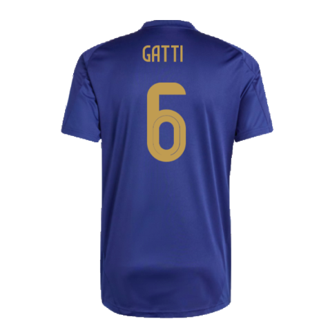 2024-2025 Italy Training Jersey (Navy) (GATTI 6)