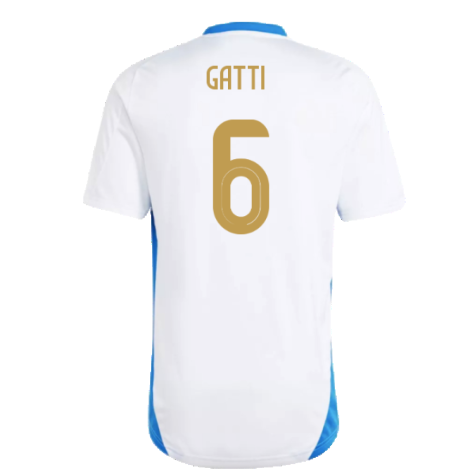 2024-2025 Italy Training Tee (White) (GATTI 6)