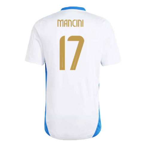 2024-2025 Italy Training Tee (White) (MANCINI 17)