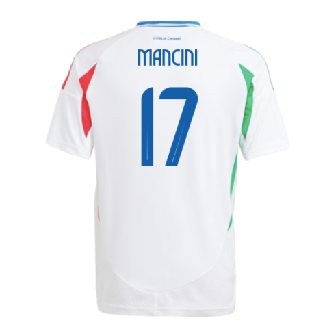 2024-2025 Italy Away Shirt (Kids) (MANCINI 17)