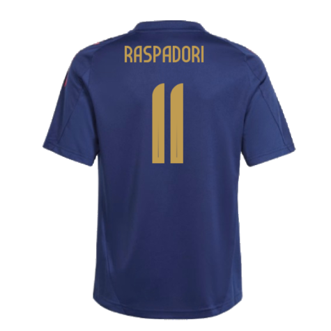 2024-2025 Italy Training Jersey (Navy) - Kids (RASPADORI 11)