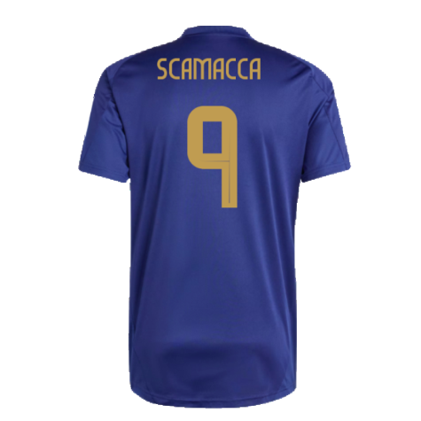 2024-2025 Italy Training Jersey (Navy) (SCAMACCA 9)