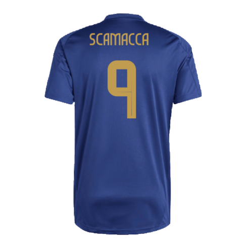 2024-2025 Italy Training Tee (Navy) (SCAMACCA 9)