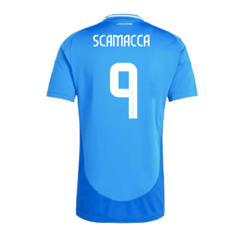 2024-2025 Italy Home Shirt (SCAMACCA 9)