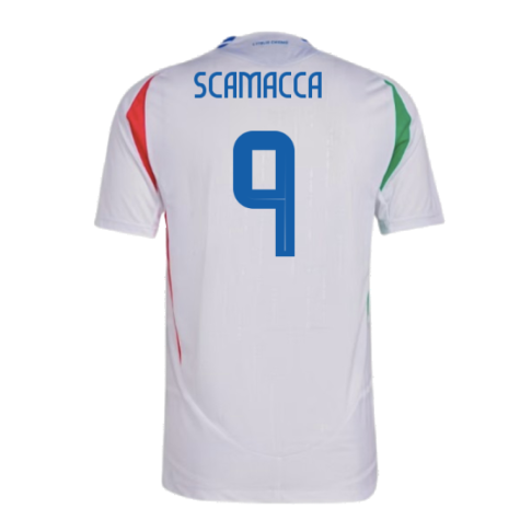 2024-2025 Italy Authentic Away Shirt (SCAMACCA 9)