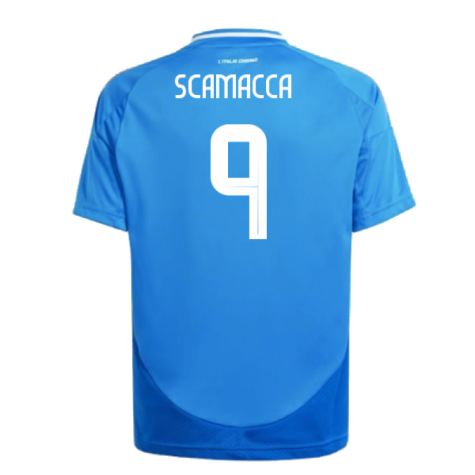 2024-2025 Italy Home Shirt (Kids) (SCAMACCA 9)