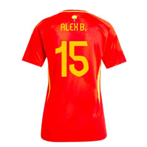 2024-2025 Spain Home Shirt (Ladies) (Alex B. 15)