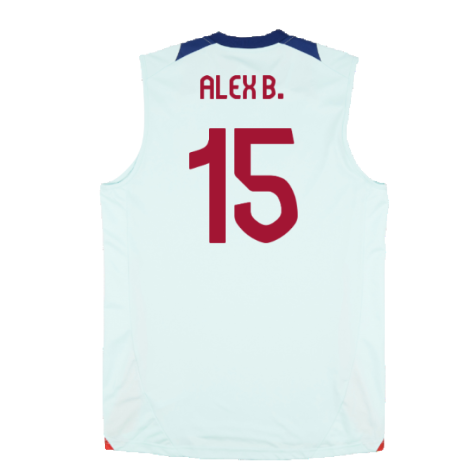 2024-2025 Spain Sleeveless Jersey (Mint) (Alex B. 15)