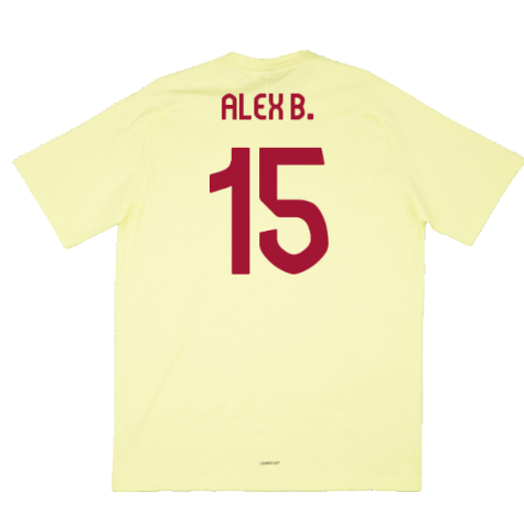 2024-2025 Spain Travel Tee (Yellow) (Alex B. 15)