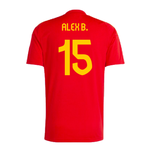 2024-2025 Spain Home Fan Jersey (Alex B. 15)