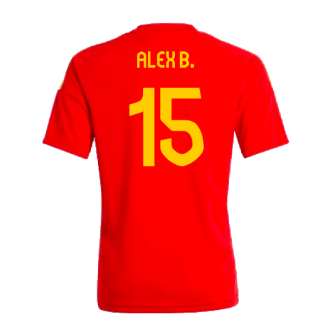 2024-2025 Spain Home Fan Shirt (Kids) (Alex B. 15)