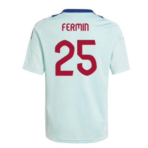 2024-2025 Spain Training Jersey (Turquoise) - Kids (Fermin 25)