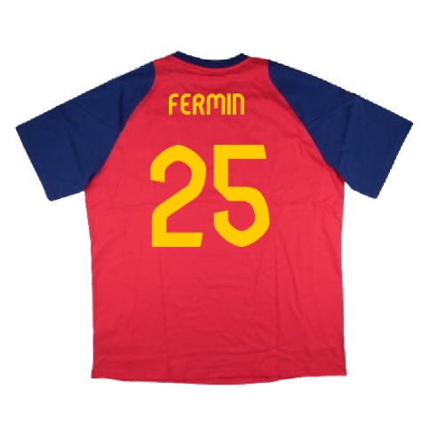 2024-2025 Spain Training Tee (Red) (Fermin 25)