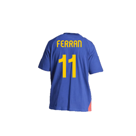 2024-2025 Spain Training Tee (Blue) (Ferran 11)