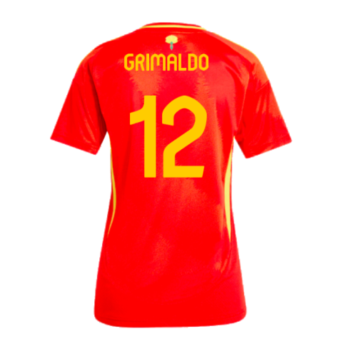 2024-2025 Spain Home Shirt (Ladies) (Grimaldo 12)