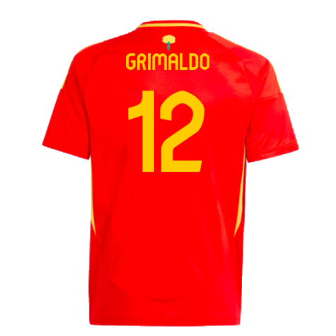 2024-2025 Spain Home Youth Kit (Grimaldo 12)