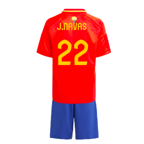 2024-2025 Spain Home Mini Kit (J.Navas 22)