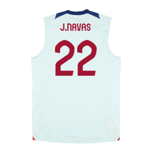 2024-2025 Spain Sleeveless Jersey (Mint) (J.Navas 22)