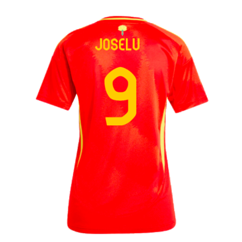 2024-2025 Spain Home Shirt (Ladies) (Joselu 9)