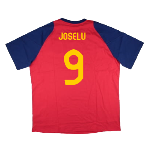 2024-2025 Spain Training Tee (Red) (Joselu 9)