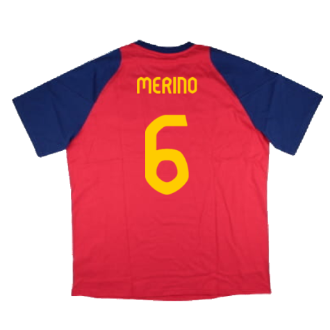 2024-2025 Spain Training Tee (Red) (Merino 6)