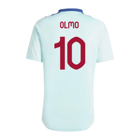 2024-2025 Spain Training Jersey (Halo Mint) (Olmo 10)