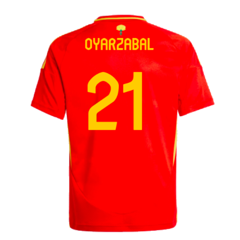 2024-2025 Spain Home Shirt (Kids) (Oyarzabal 21)