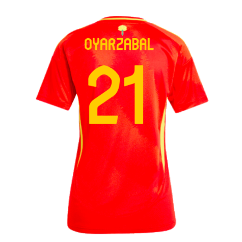 2024-2025 Spain Home Shirt (Ladies) (Oyarzabal 21)