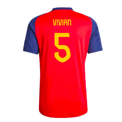 2024-2025 Spain Training Jersey (Red) (Vivian 5)