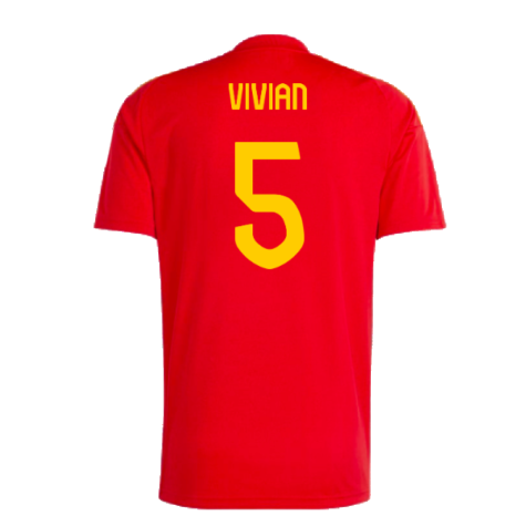 2024-2025 Spain Home Fan Jersey (Vivian 5)