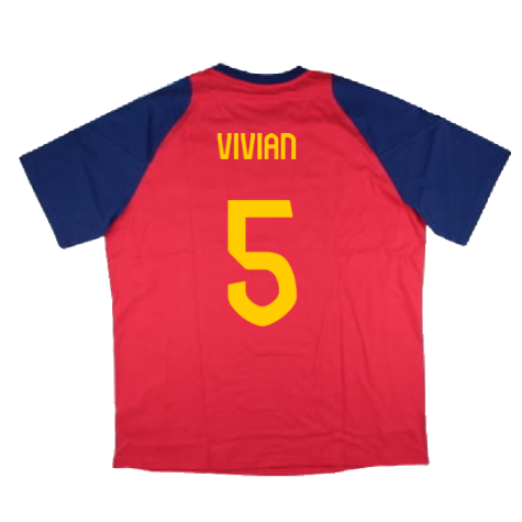 2024-2025 Spain Training Tee (Red) (Vivian 5)