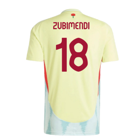 2024-2025 Spain Away Shirt (Zubimendi 18)