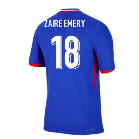 2024-2025 France Dri-FIT ADV Match Home Shirt (Zaire Emery 18)