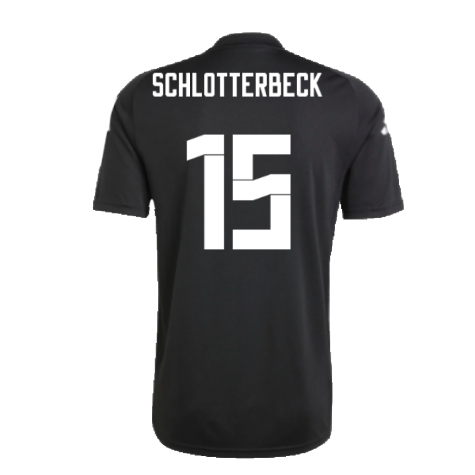 2024-2025 Germany Pre-Match Shirt (Black) (Schlotterbeck 15)