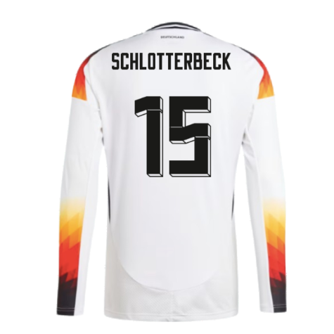 2024-2025 Germany Long Sleeve Home Shirt (Schlotterbeck 15)