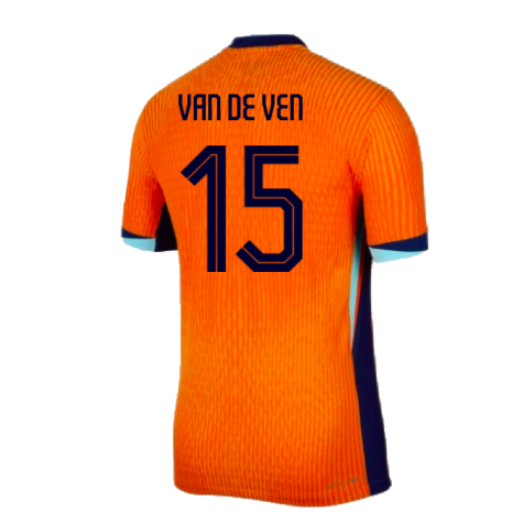 2024-2025 Netherlands Dri-Fit ADV Match Home Shirt (Van De Ven 15)