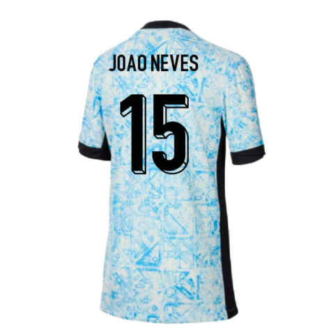 2024-2025 Portugal Away Shirt (Kids) (Joao Neves 15)