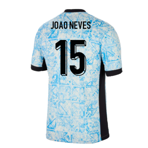 2024-2025 Portugal Away Shirt (Joao Neves 15)