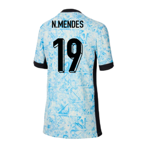 2024-2025 Portugal Away Shirt (Kids) (N.Mendes 19)