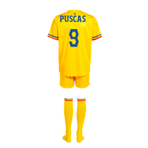 2024-2025 Romania Home Mini Kit (Puscas 9)