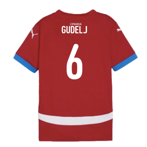 2024-2025 Serbia Home Shirt (Kids) (Gudelj 6)