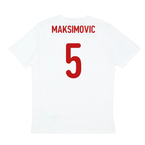 2024-2025 Serbia Training Jersey (White) (Maksimovic 5)