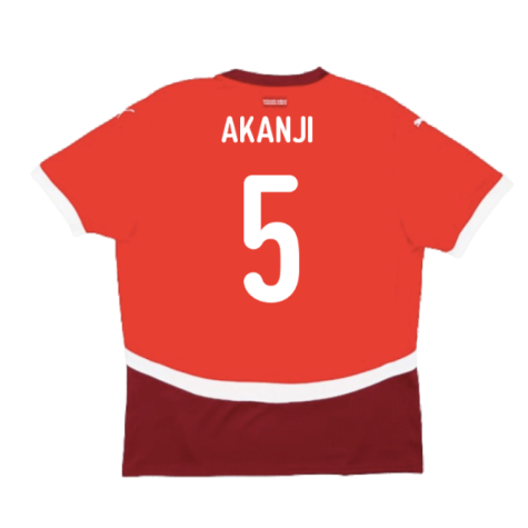 2024-2025 Switzerland Home Shirt (Akanji 5)