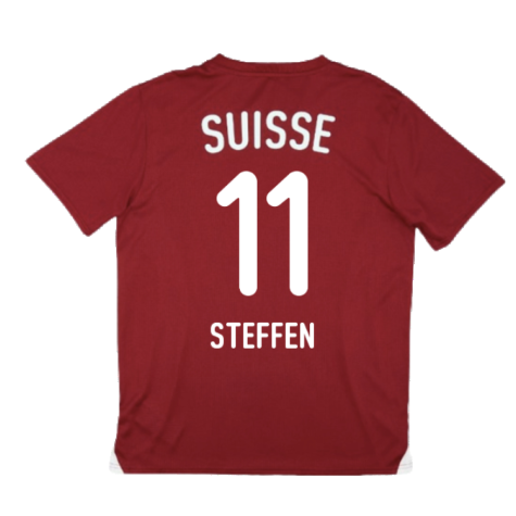 2024-2025 Switzerland Pre-Match Jersey (Red) (Steffen 11)