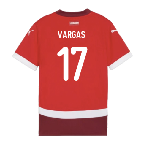 2024-2025 Switzerland Home Shirt (Kids) (Vargas 17)