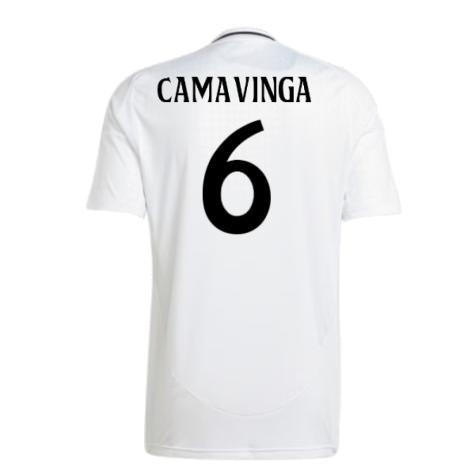 2024-2025 Real Madrid Home Shirt (Camavinga 6)